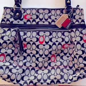 Coach Poppy Embossed Signature C Bag